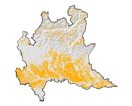 Mappa aree agricole di pregio