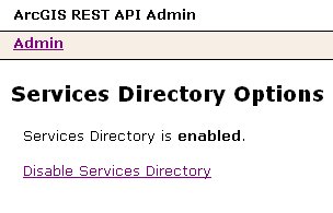 Services Directory Options